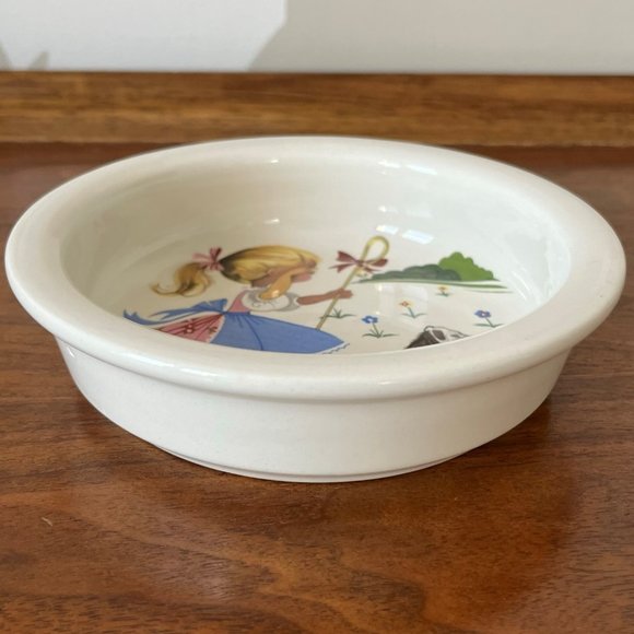 Vintage Little Bo Peep Child's Bowl | Nursery Rhymes by Kelston of New Zealand - Picture 2 of 9